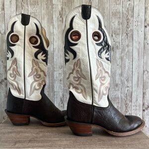HONDO BOOTS MEN'S SPANISH SHOULDER WESTERN BOOTS 10.5